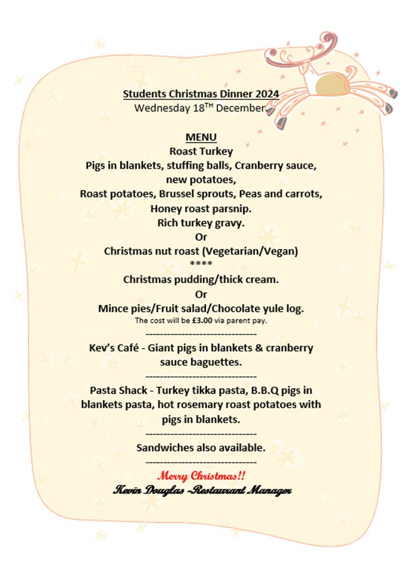 Christams Menu